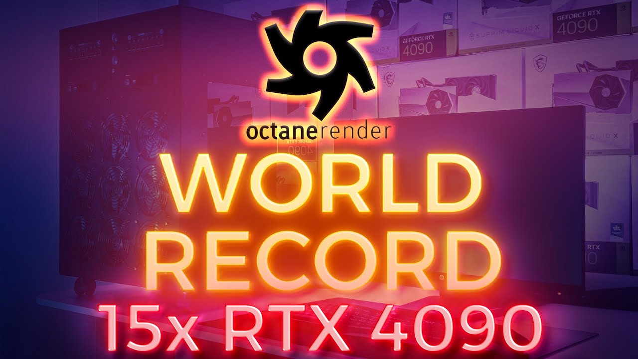 Monster Workstation 15x RTX 4090 - Octane Bench WORLD RECORD and Score Submitting (june 2024)
