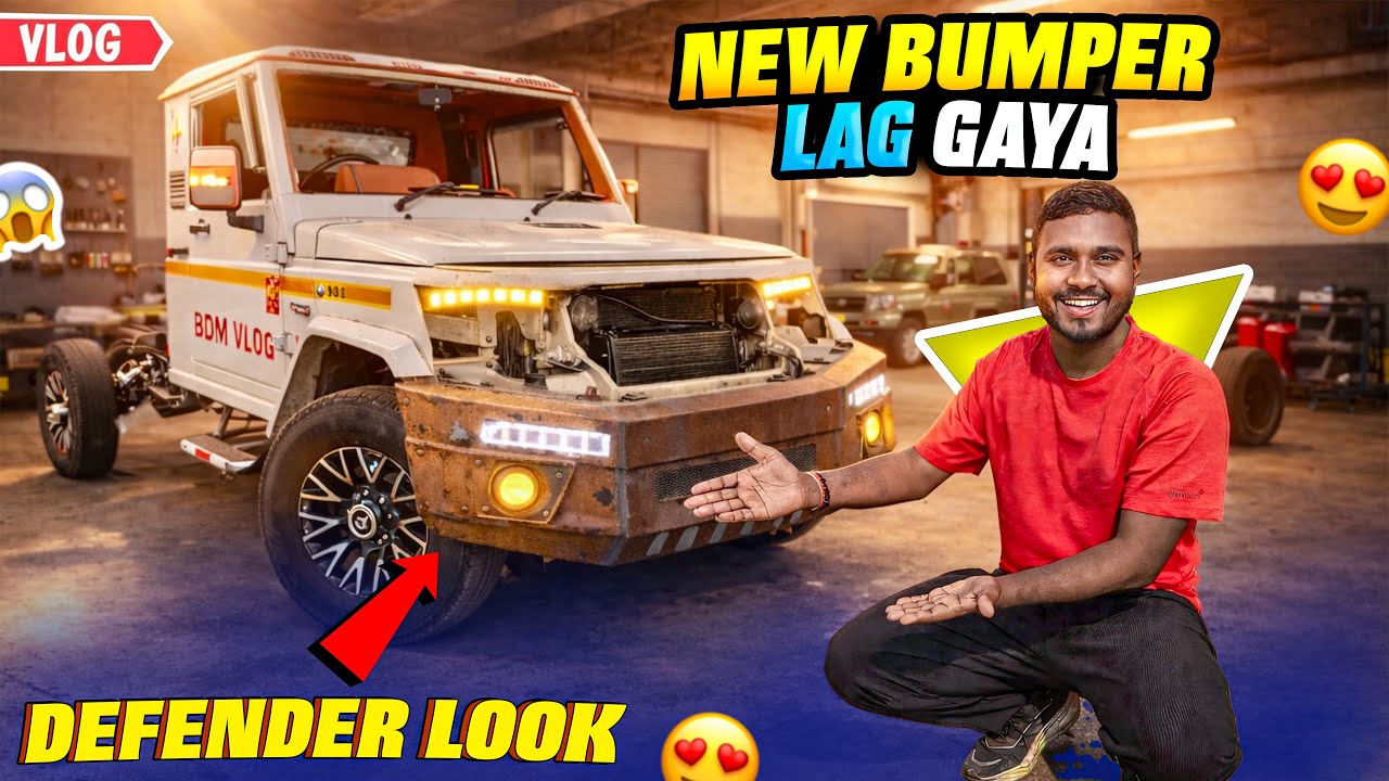 Pickup Truck Mein New Defender Bumper | Custom Modification 2026