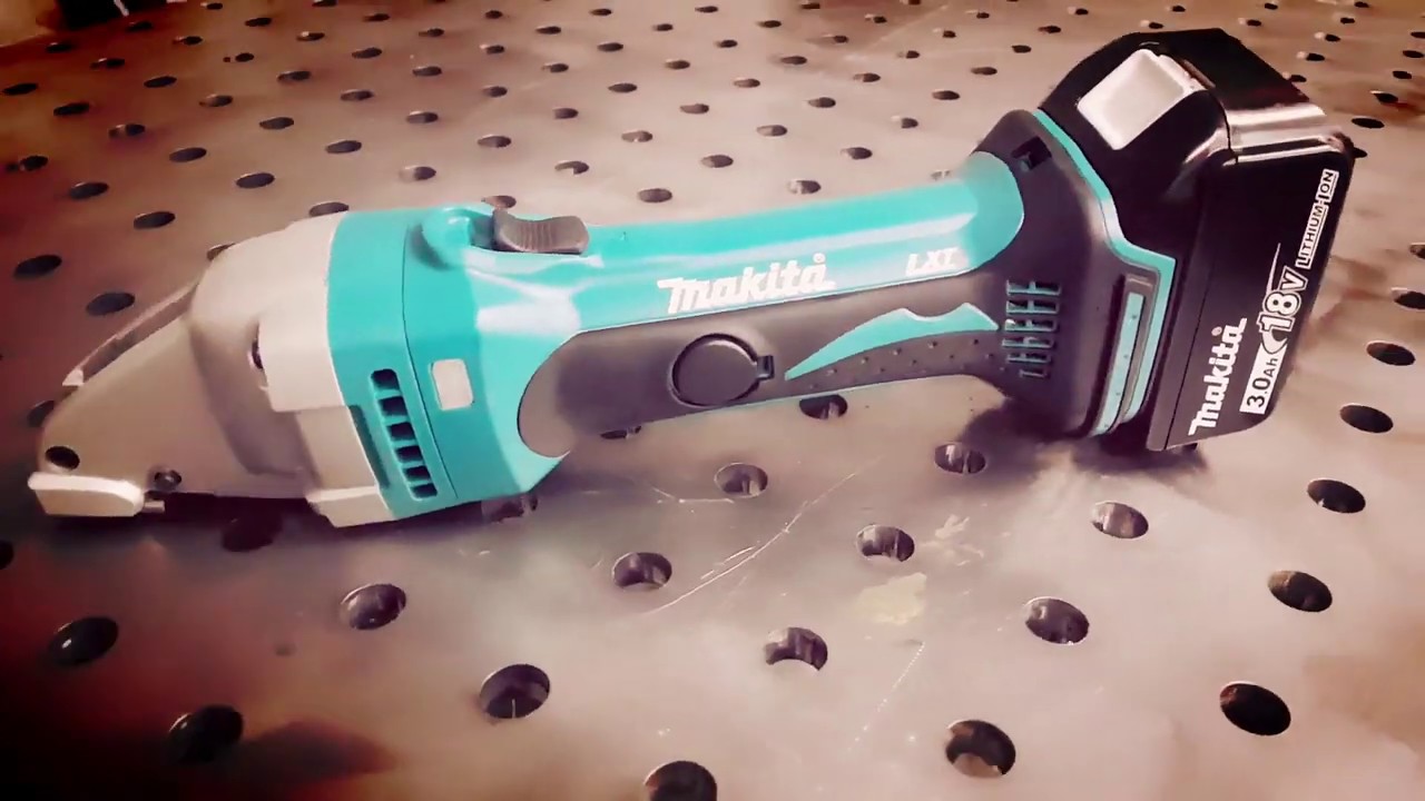 Makita DJS101 Батарейные ножницы 18V Тест / Демонстрация #1902