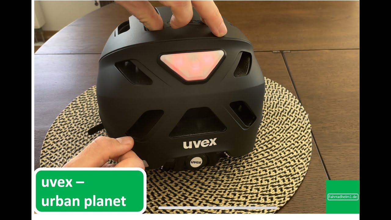 Fahrradhelm - uvex urban planet LED - vorgestellt