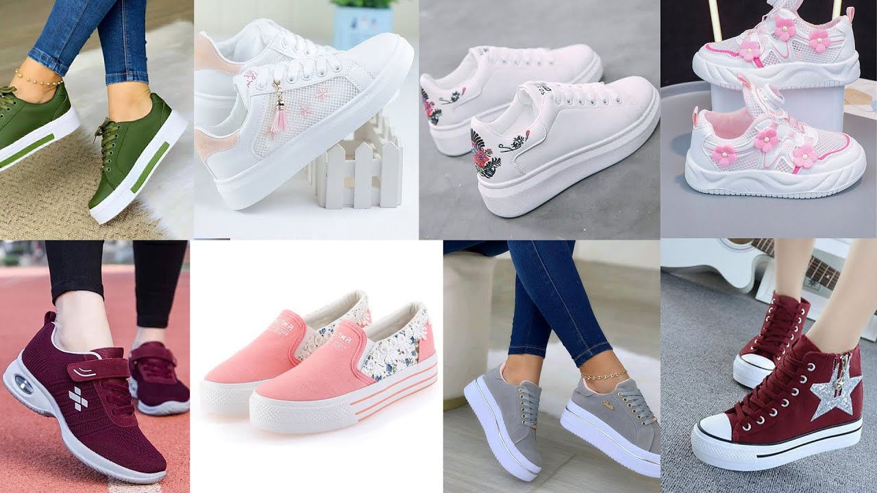 Stylish Sneakers for Girls 2025 | Trendy & Comfortable Footwear Collection | Fashion Shoes for Women