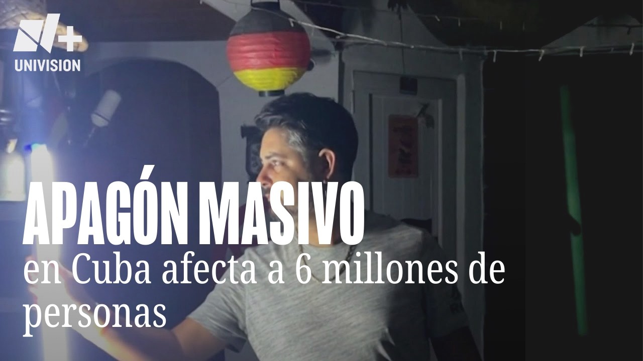 Cuba a oscuras: millones sufren por un apag&oacute;n masivo en la isla