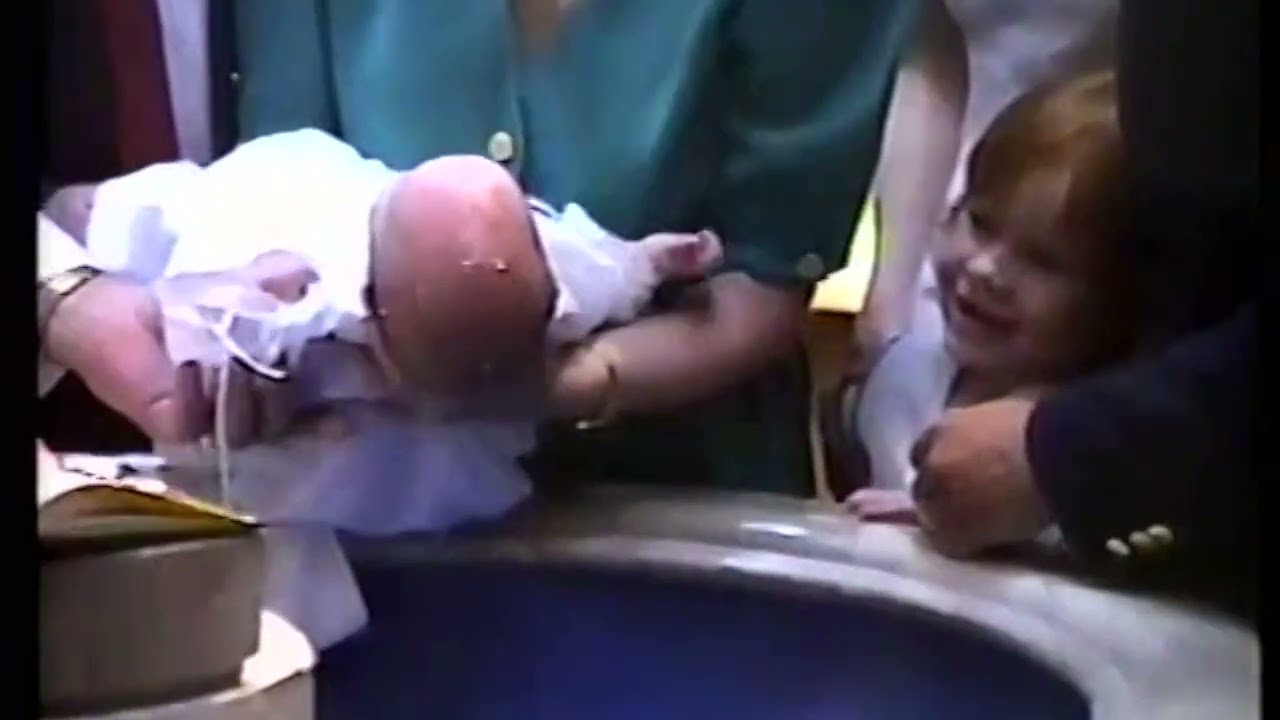 Michael's Baptism 1989 - Saint Elizabeth