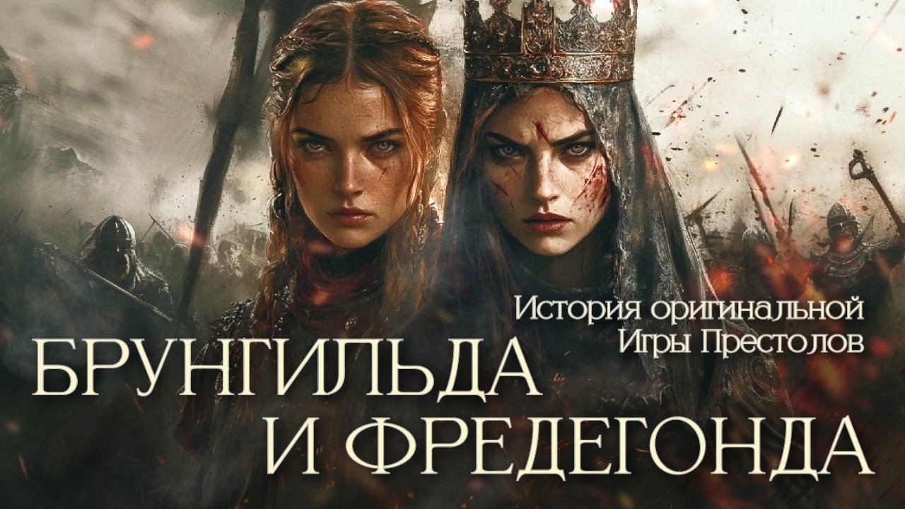 БРУНГИЛЬДА и ФРЕДИГОНДА: смертельное соперничество двух франкских королев  #биография #история