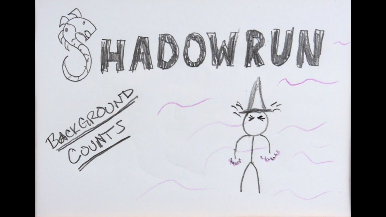Background Counts - GM Screen - Shadowrun 5th Edition