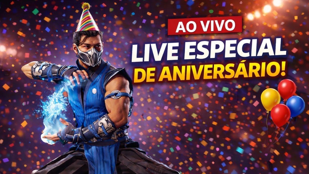 LIVE DE ANIVERSÁRIO