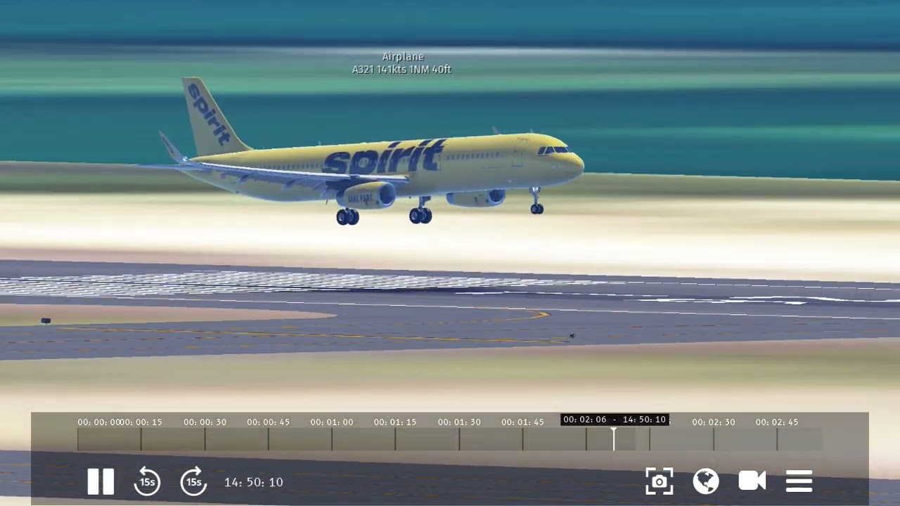Infinite flight a321 smooth landing #swiss001landing