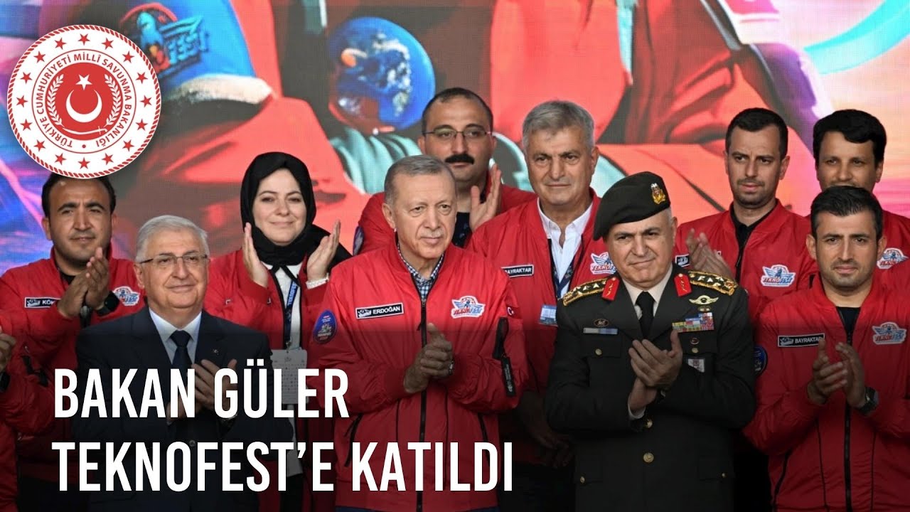 Millî Savunma Bakanı Yaşar Güler ve Beraberindeki TSK Komuta Kademesi İzmir'deki TEKNOFEST’e Katıldı