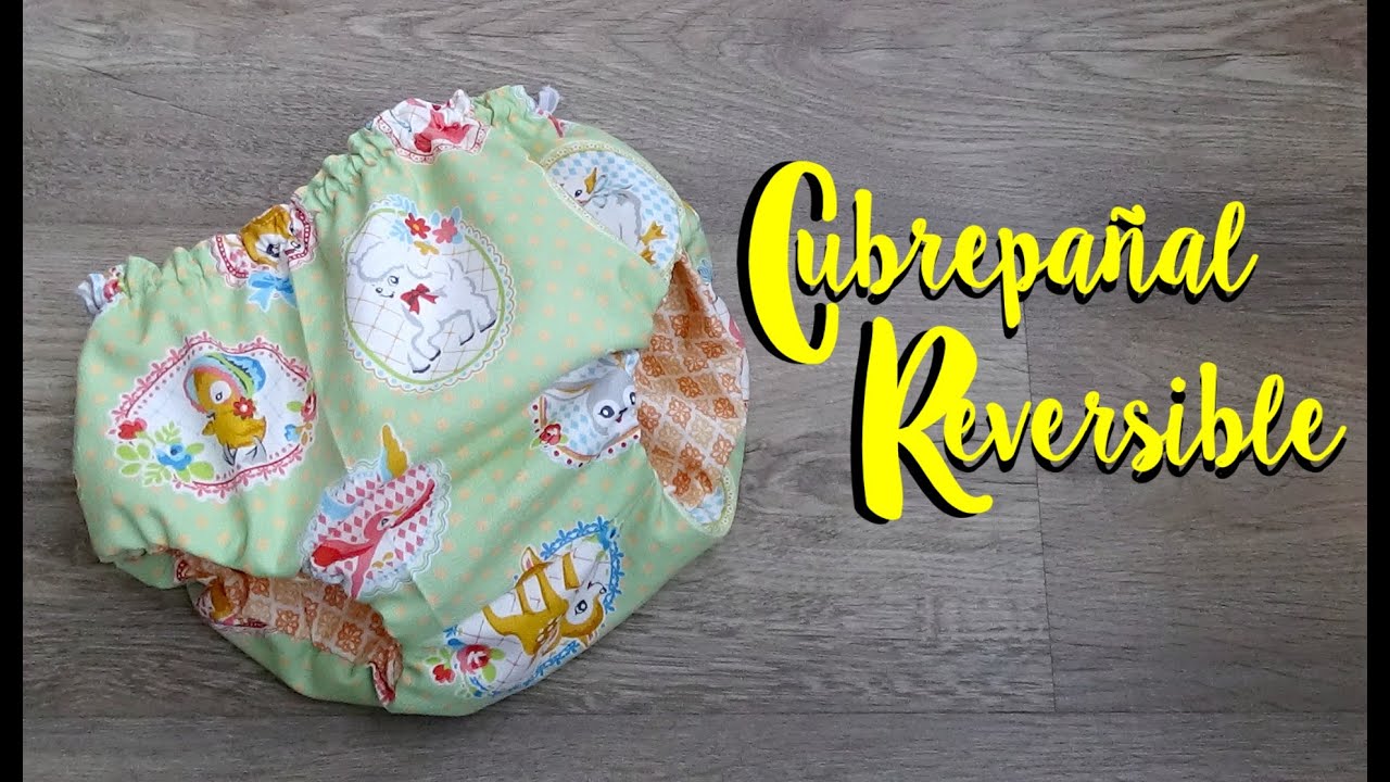 Cubrepañal reversible 2 en 1 ( patrón incluido )