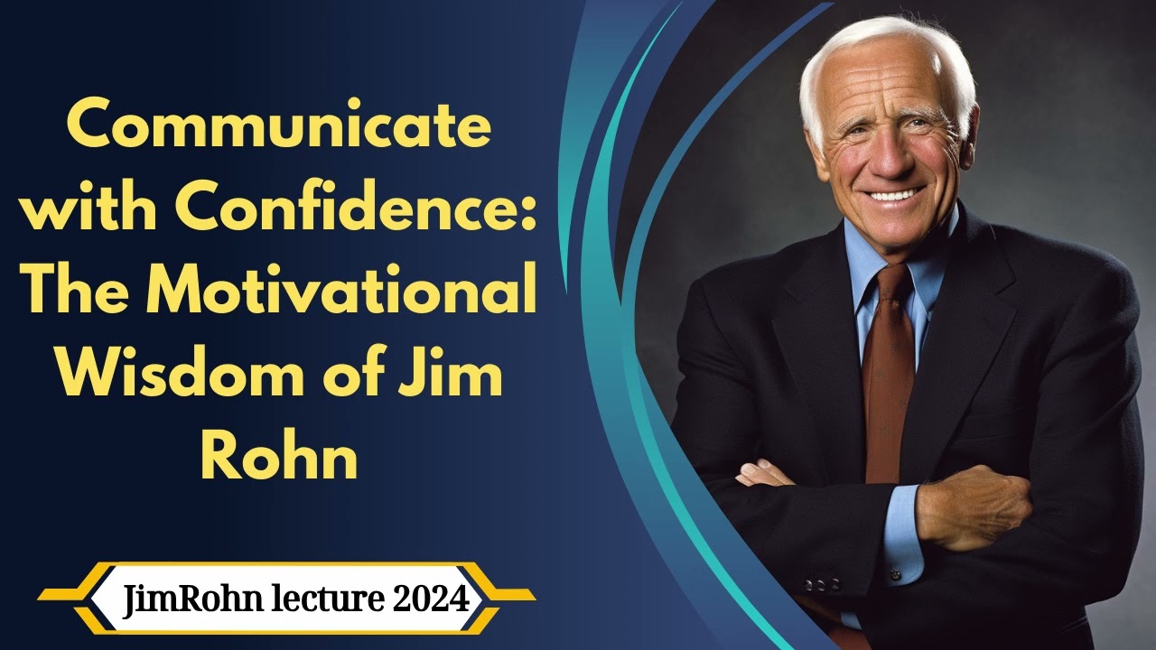 JimRohn lecture 2024 -  Communicate with Confidence The Motivational Wisdom of Jim Rohn