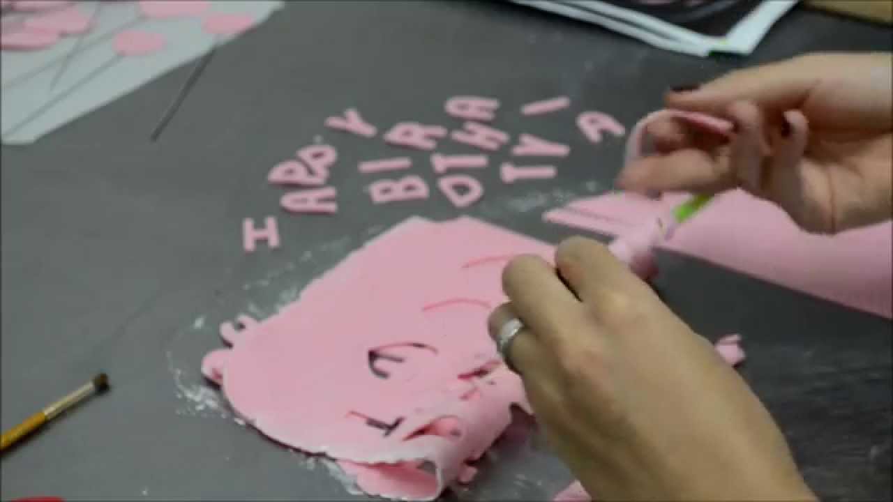 How to make a amazing cake with fondant icing - Fashion Theme Cake