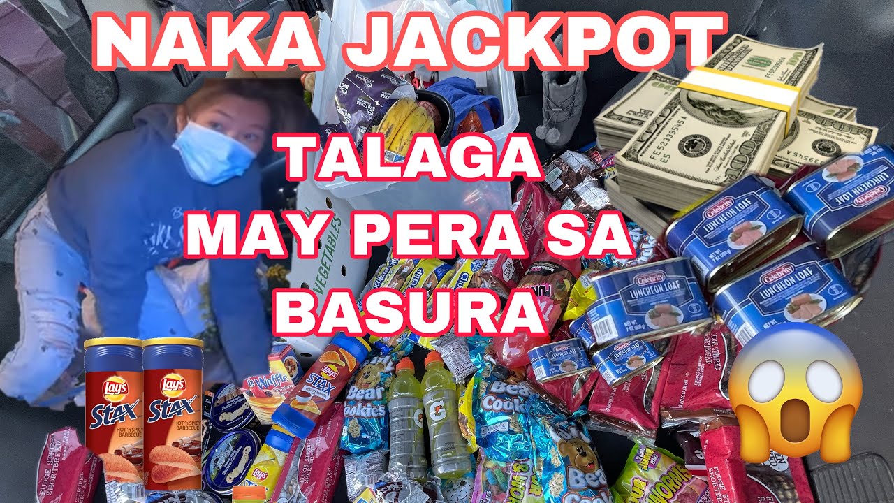 DUMPSTER DIVING NAKA JACKPOT NG MGA BOXES NA PUNO NG GROCERY MAY PERA SA BASURAHAN😲