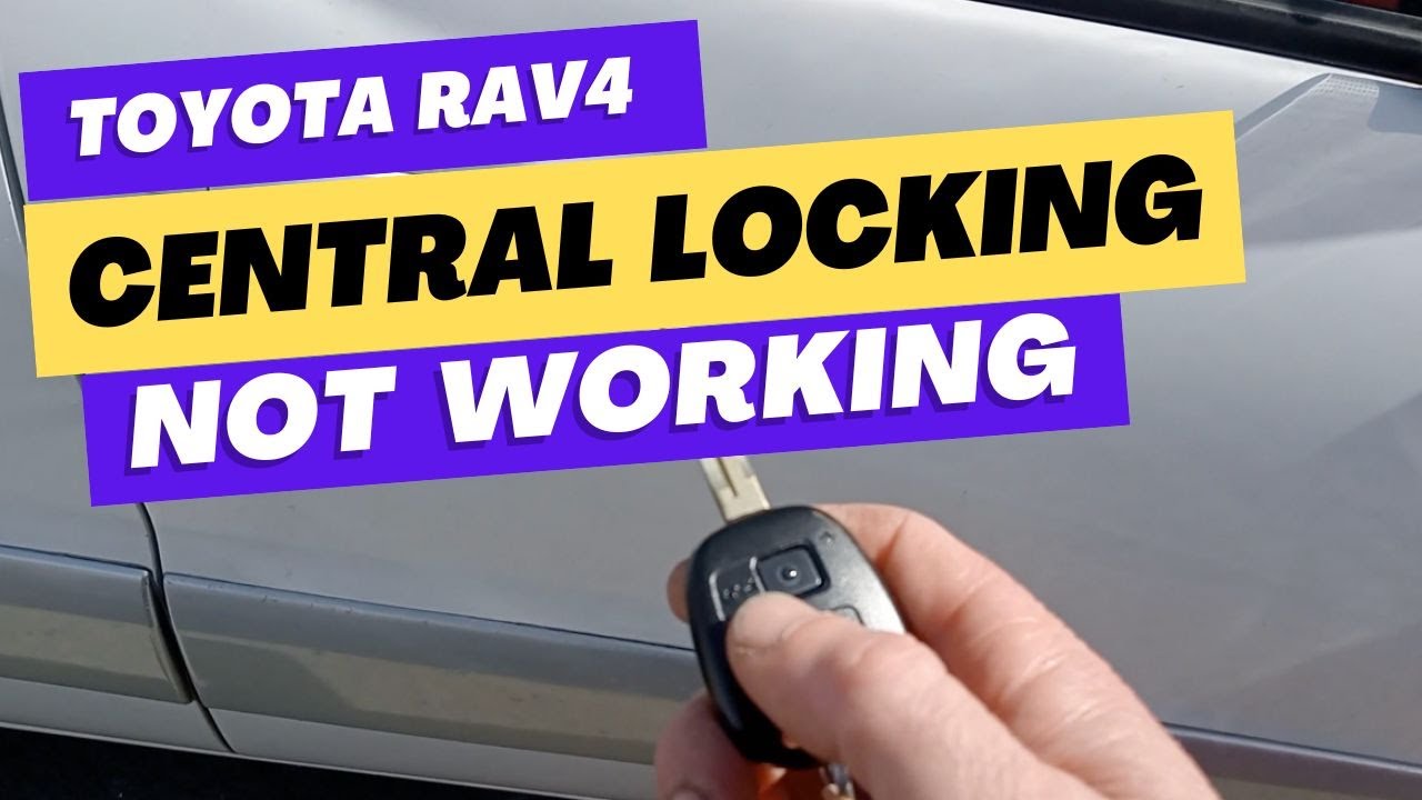 Rav4 central locking not working (full repair tutorial)