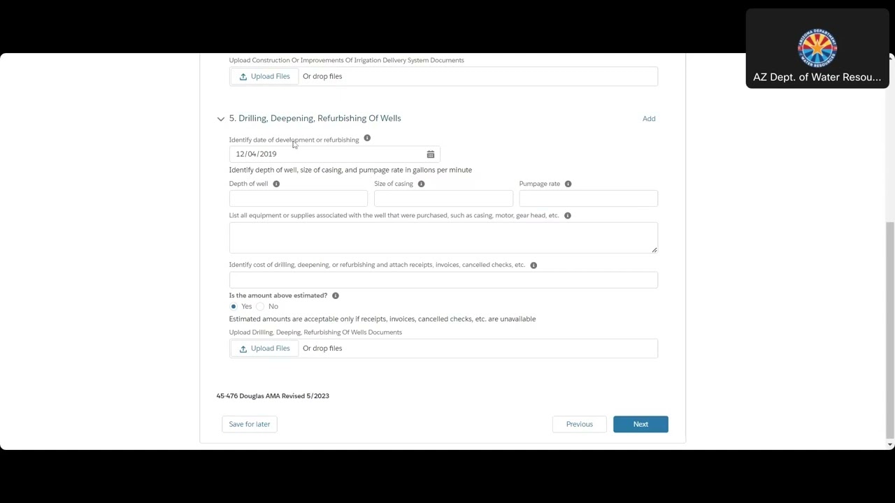 Online Application Help - SCI