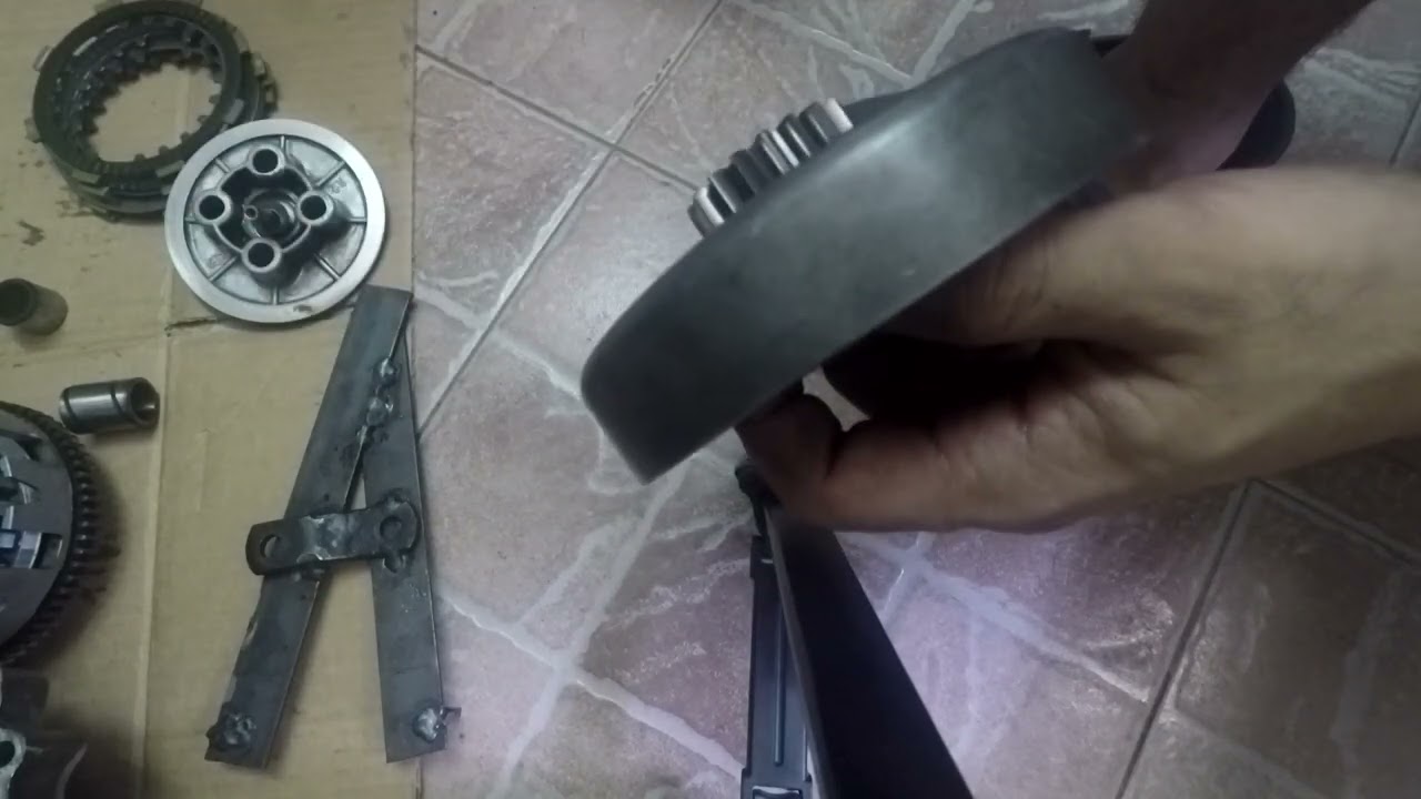 Mi yamaha crypton no tiene fuerza.Cambiar embrague centrifugo y armar torrinton.
