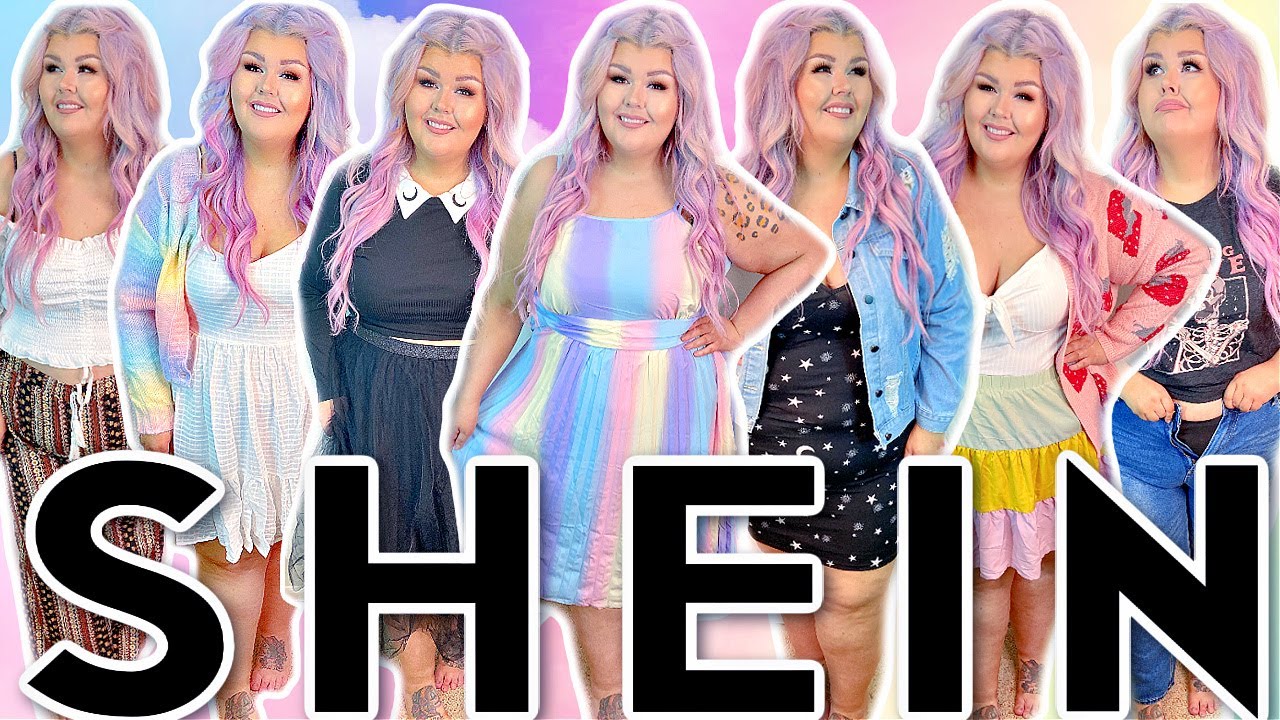 MASSIVE $400 SHEIN CURVE PLUS SIZE TRY ON HAUL ☀️🍁 SUMMER/FALL 2021