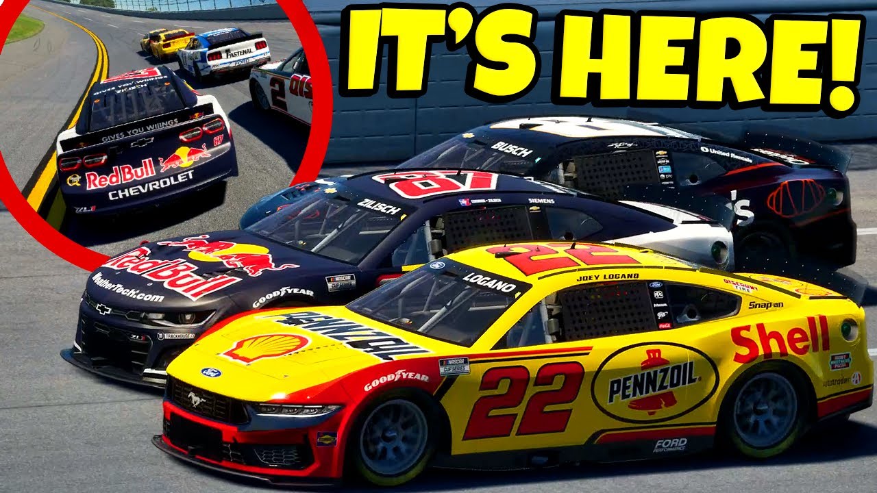 Surviving CRASHES and Fighting for Victory at Talladega! (NASCAR 25 Gameplay)