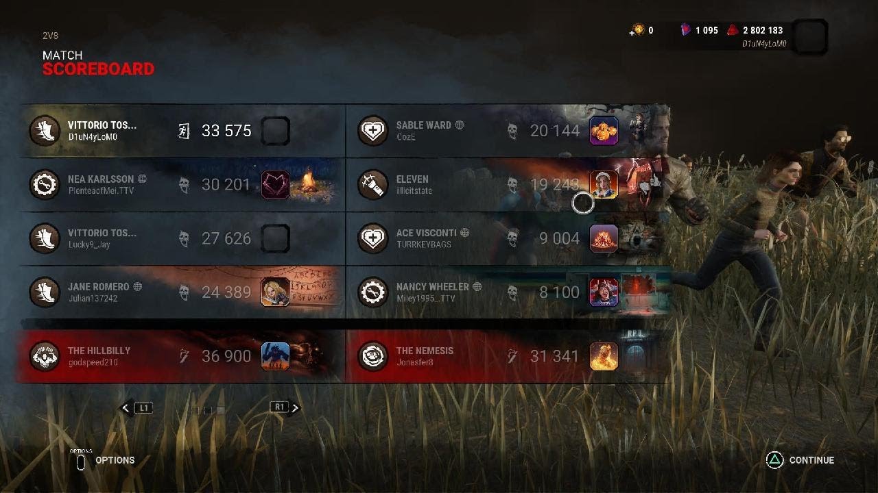 Dead by Daylight Gang murder by NEMESIS and Hillbilly