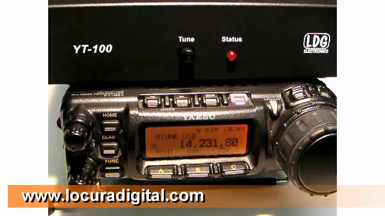 LDG YT-100 Acoplador de antena automático de 1.8 a 54 Mhz