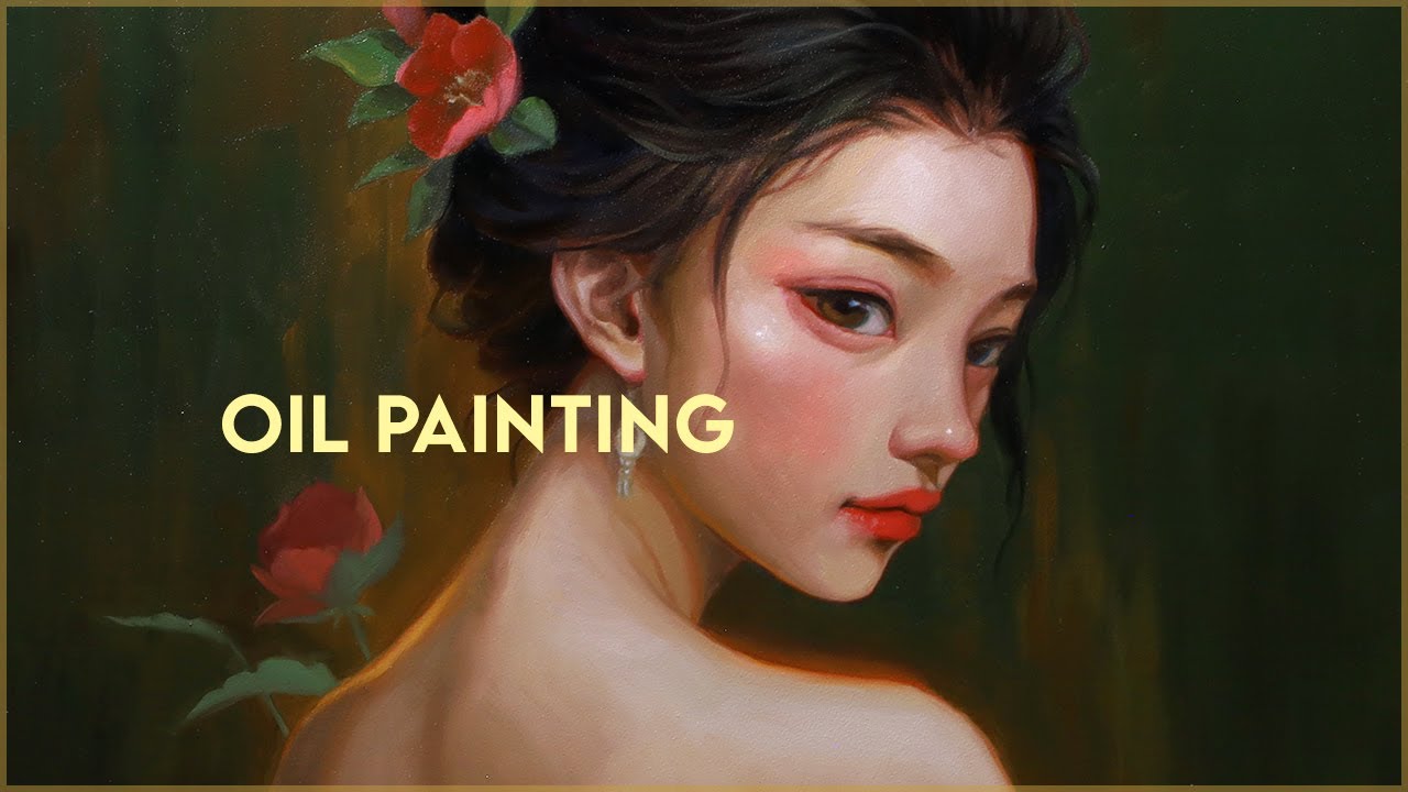 I tried mixing illustration with classical realism 🎨