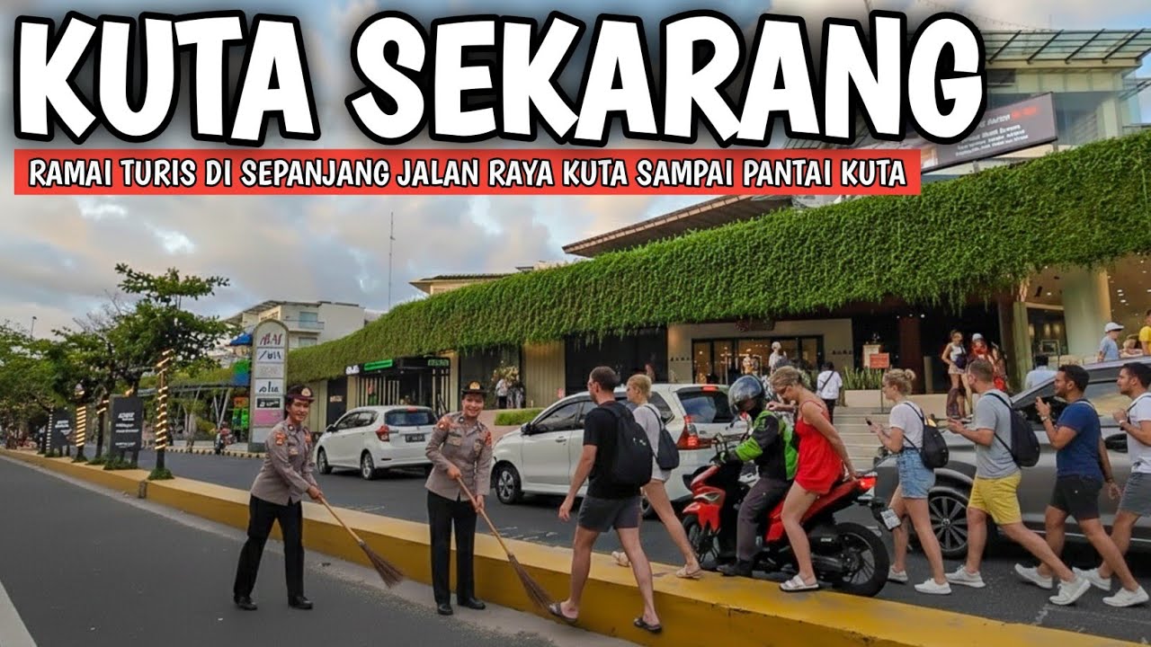 Terbaru suasana Kuta Bali melewati pusat oleh oleh hiingga Pantai Kuta