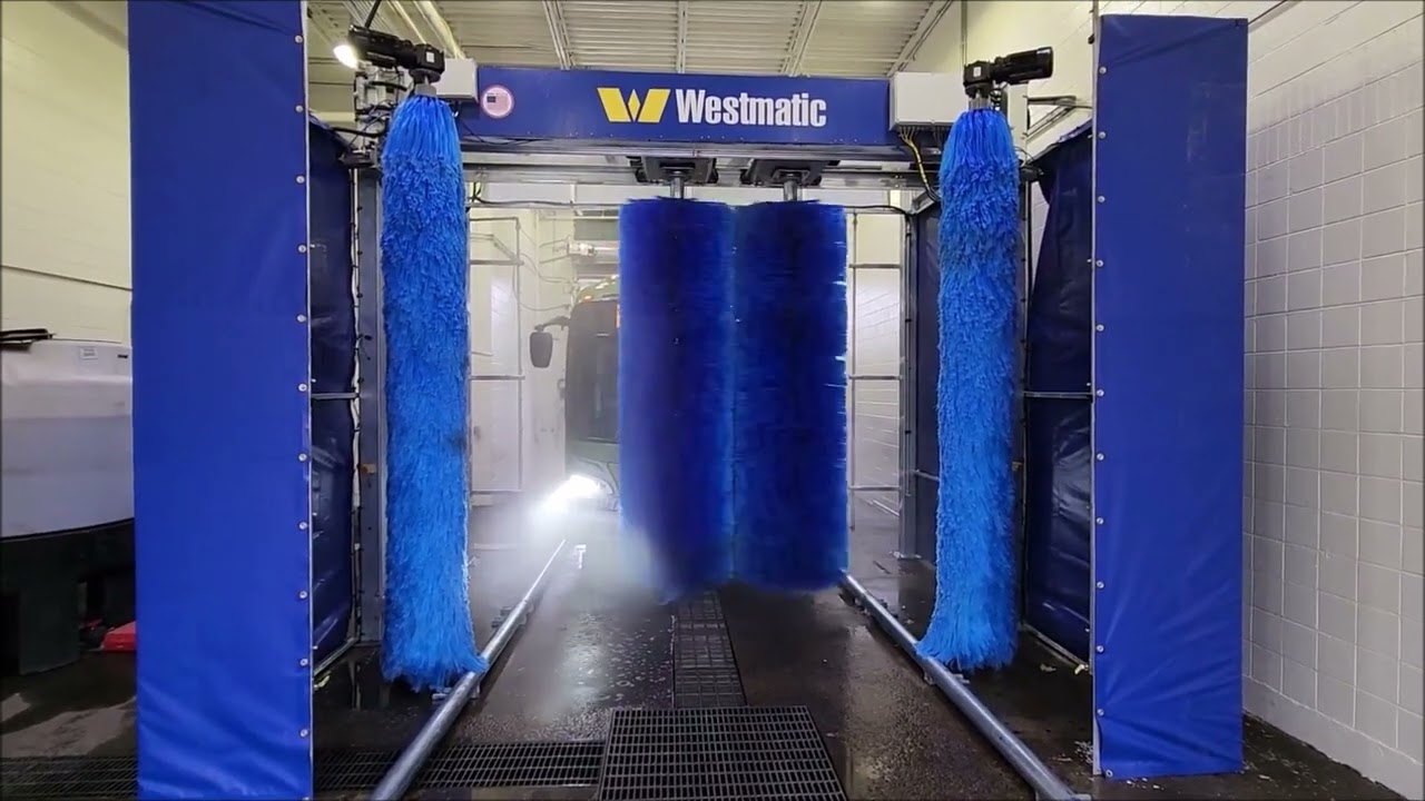 Westmatic Compact 4 Brush Drive Through Transit Bus Wash