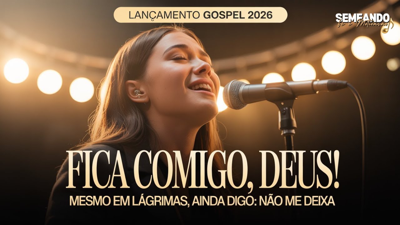 🔥 Louvor Gospel 2026 – FICA COMIGO, DEUS | Quando Tudo Silencia, Tua Presença Me Sustenta - Louvores