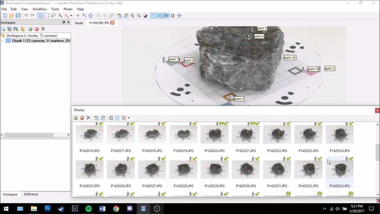 Agisoft Photoscan Workflow Tutorial
