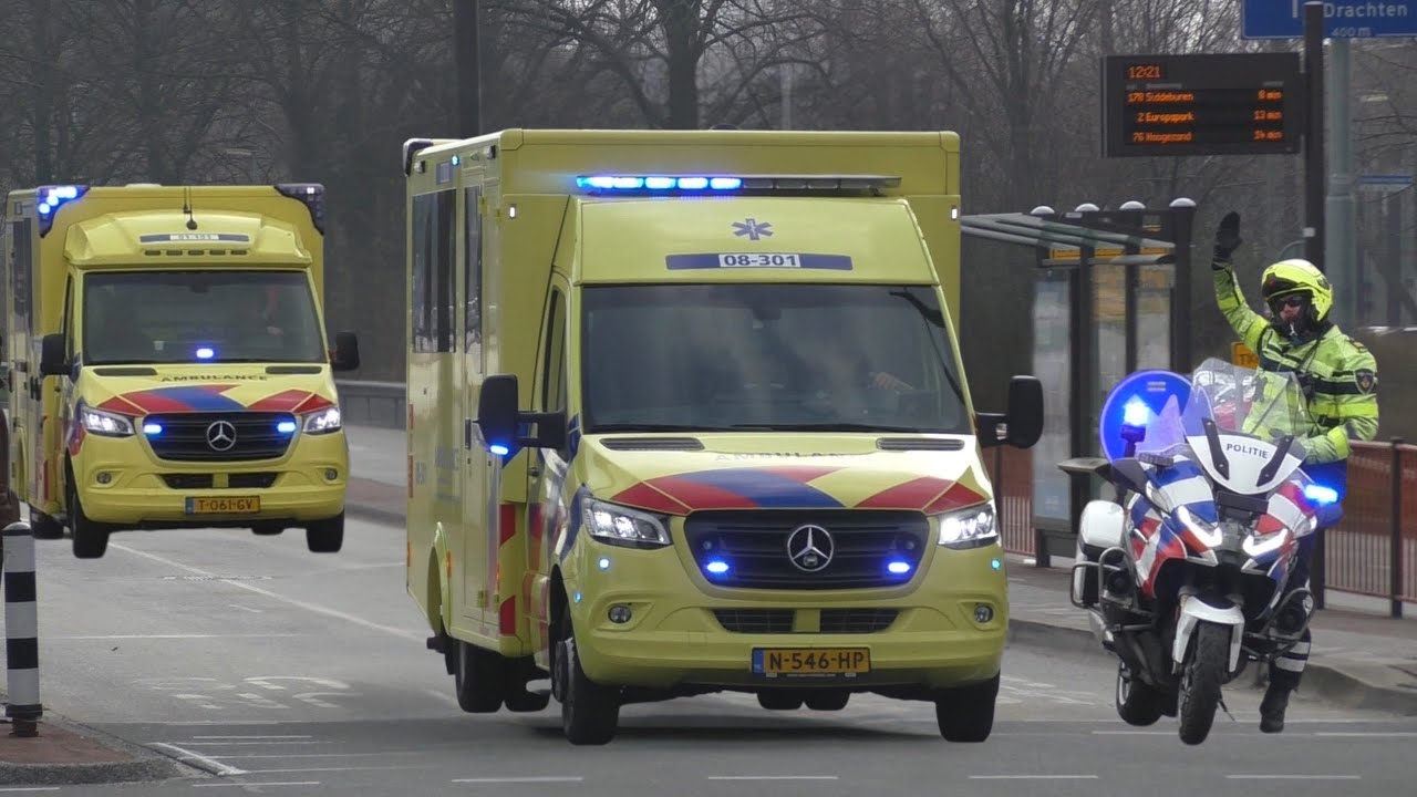[25,03,’25] [VTB], Politie & [IC] Ambulance’s met spoed in Groningen!