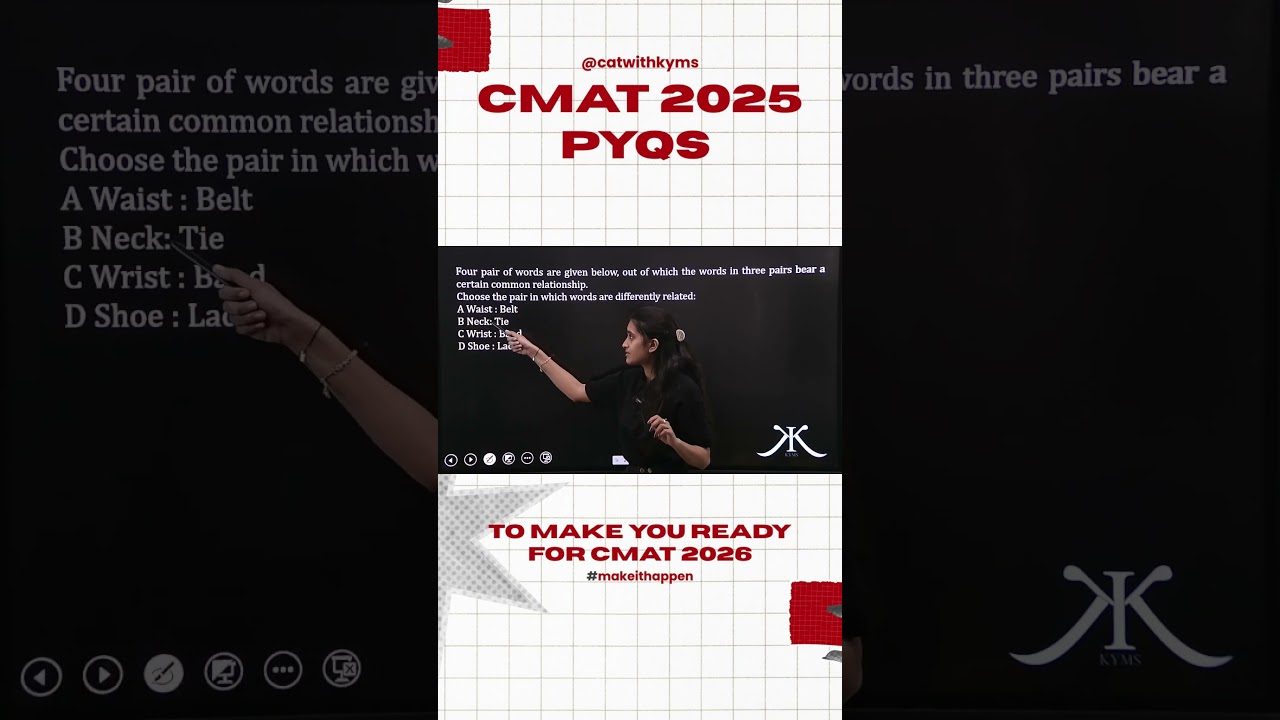 CMAT 2025 Complete Paper Analysis LR | CAT 2026 | CMAT 2027 | CUET IPMAT Prep 
