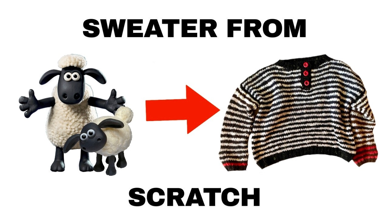 my first handspun sweater