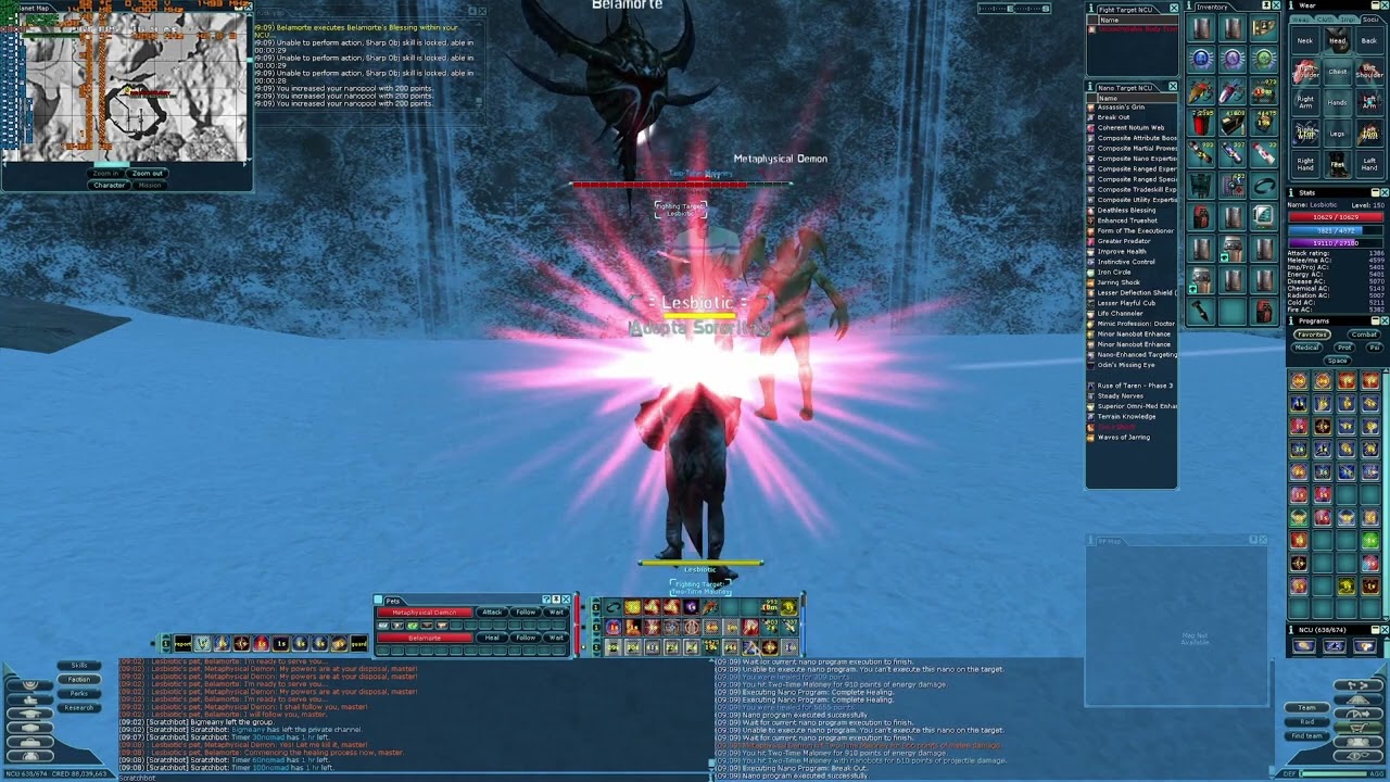 Anarchy Online 150 Agent vs Two-Time Maloney solo