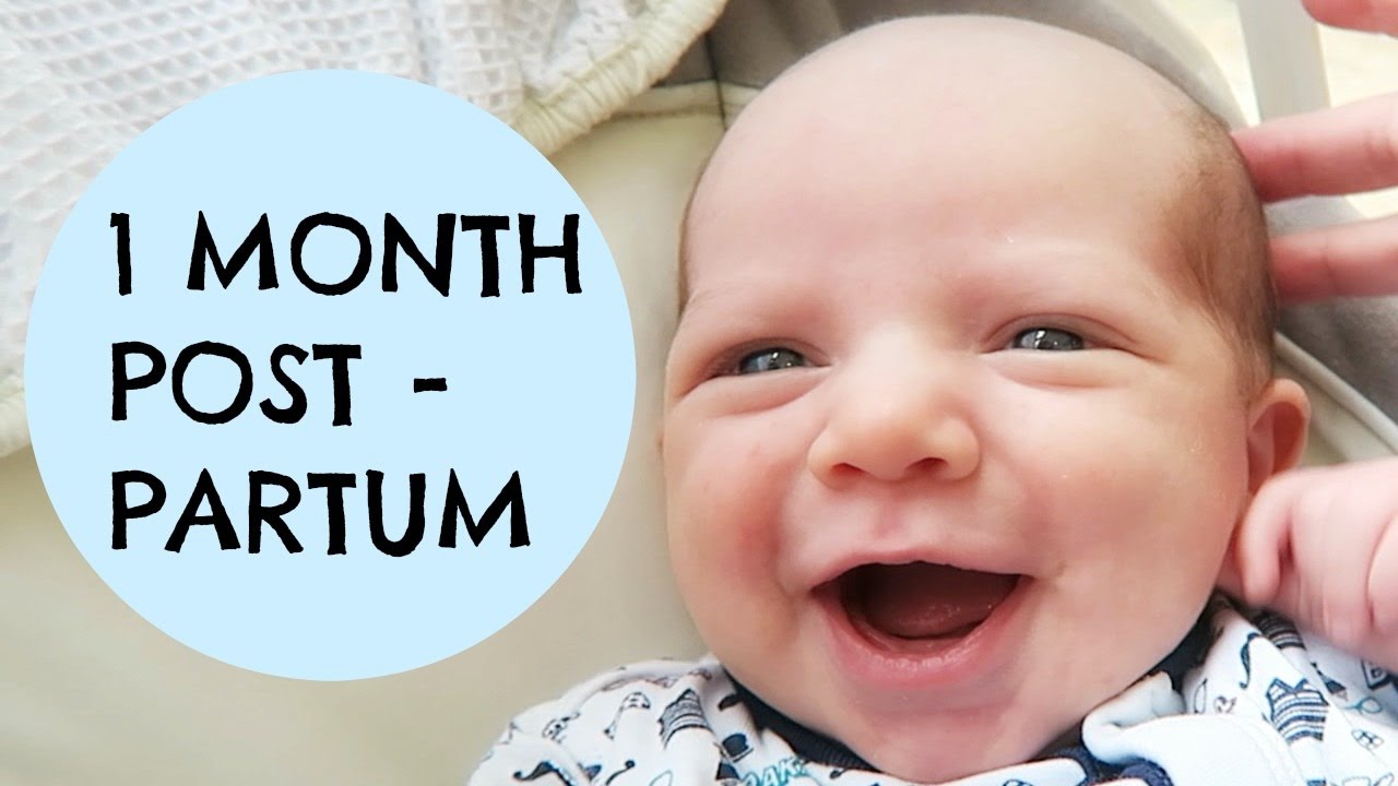 1 MONTH POSTPARTUM & 1 MONTH BABY UPDATE