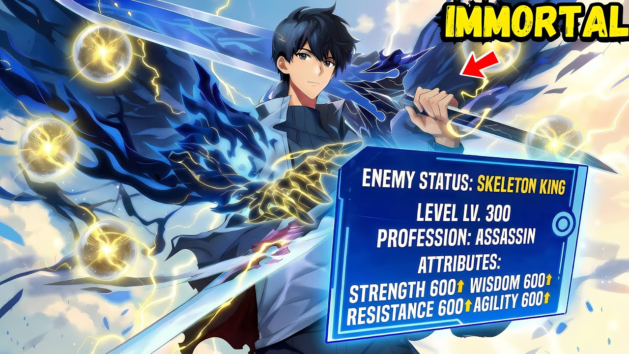 After reincarnating he activated a legendary system and became an immortal SSS-rank god - Manhwa