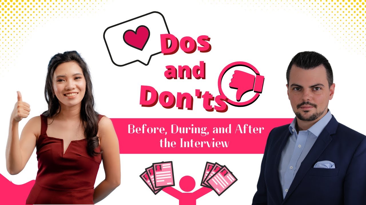 DOS AND DON'TS BEFORE, DURING AND AFTER THE INTERVEW l Kajea Vlogs