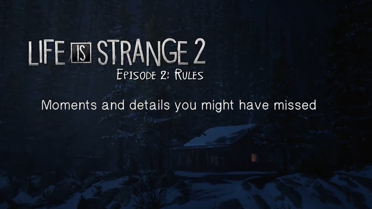 Hidden moments and details in Life is Strange 2 - Episode 2