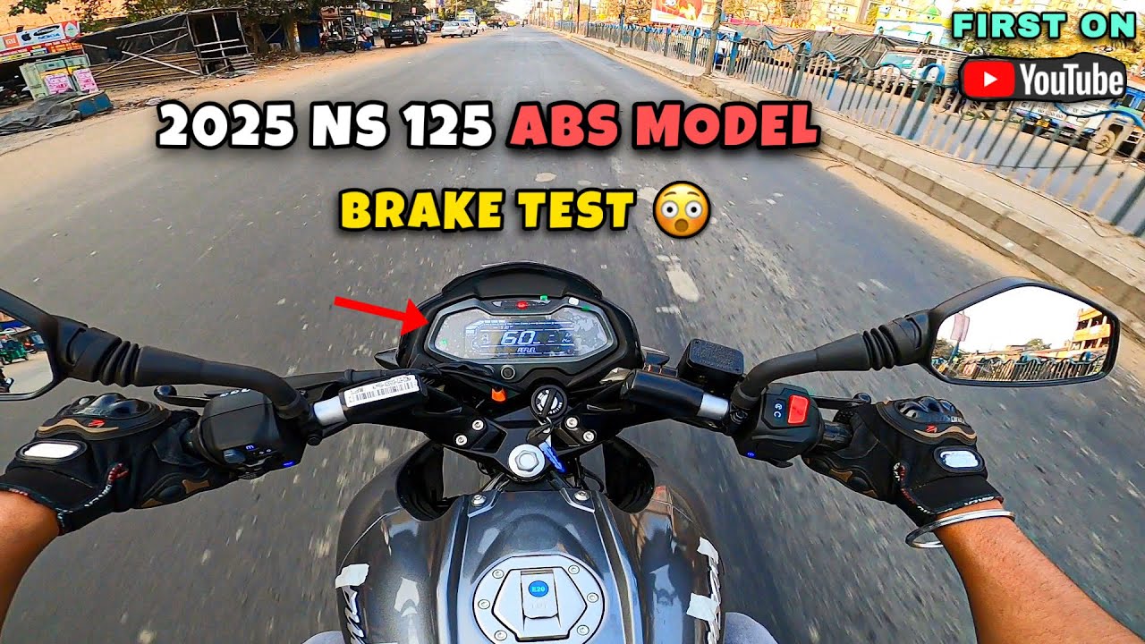 2025 Bajaj Pulsar NS125 Single Channel ABS RIDE REVIEW New Model - Brake Test 😱 Price | ns125abs