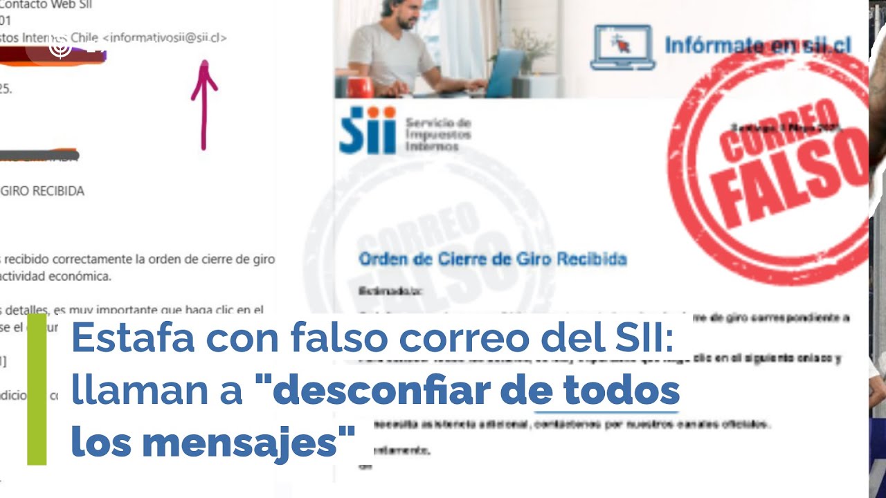 Estafa con falso correo del SII: llaman a 