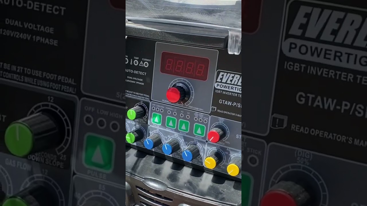 Everlast Tig welder. #tigwelder #tig #tigwelding #everlastwelder #1ksubscribers