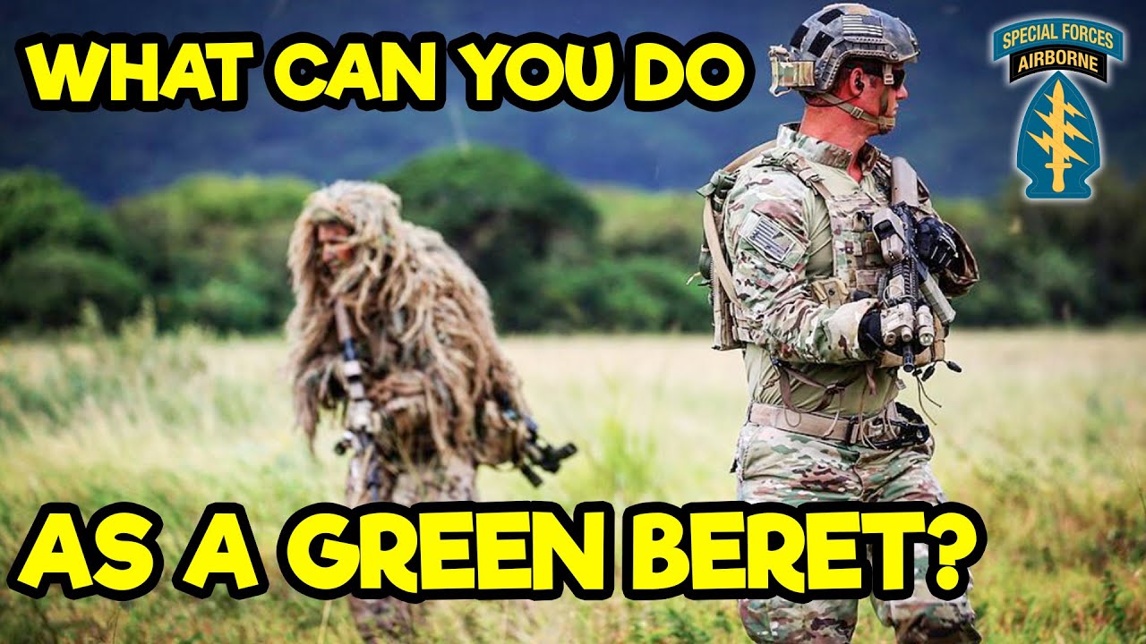 WHAT ARE THE 9 US ARMY SPECIAL FORCES JOBS? (GREEN BERETS)
