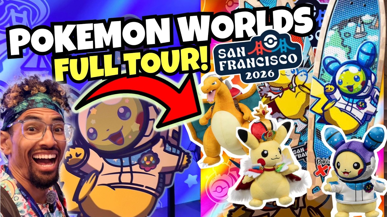 ПЕРВЫЙ ВЗГЛЯД на Pok&eacute;mon Center на Pok&eacute;mon Worlds в Сан-Франциско! (Много эксклюзивов!)