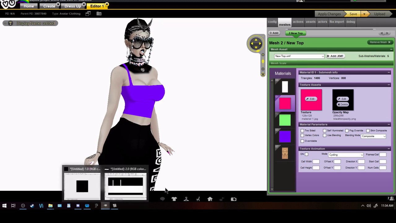 IMVU Developer tutorial Opacity 101