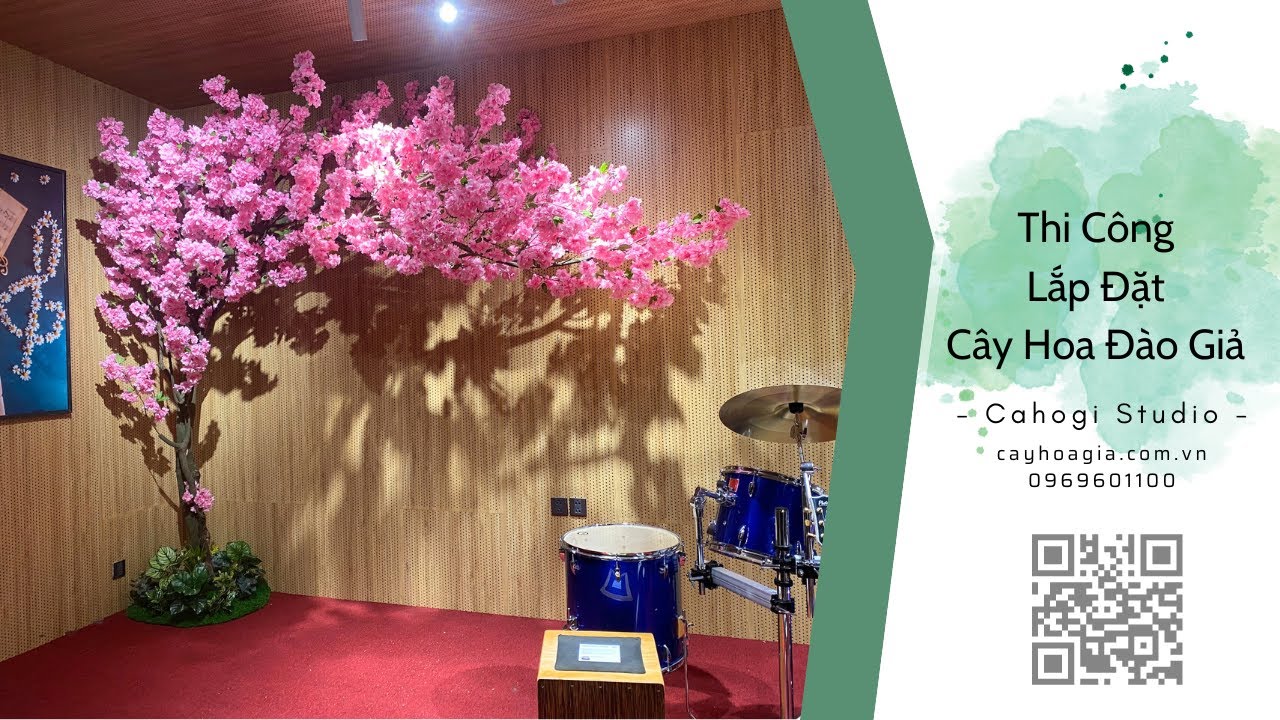 Làm Cây Đào Giả Dáng Cong Như Thế Nào ?