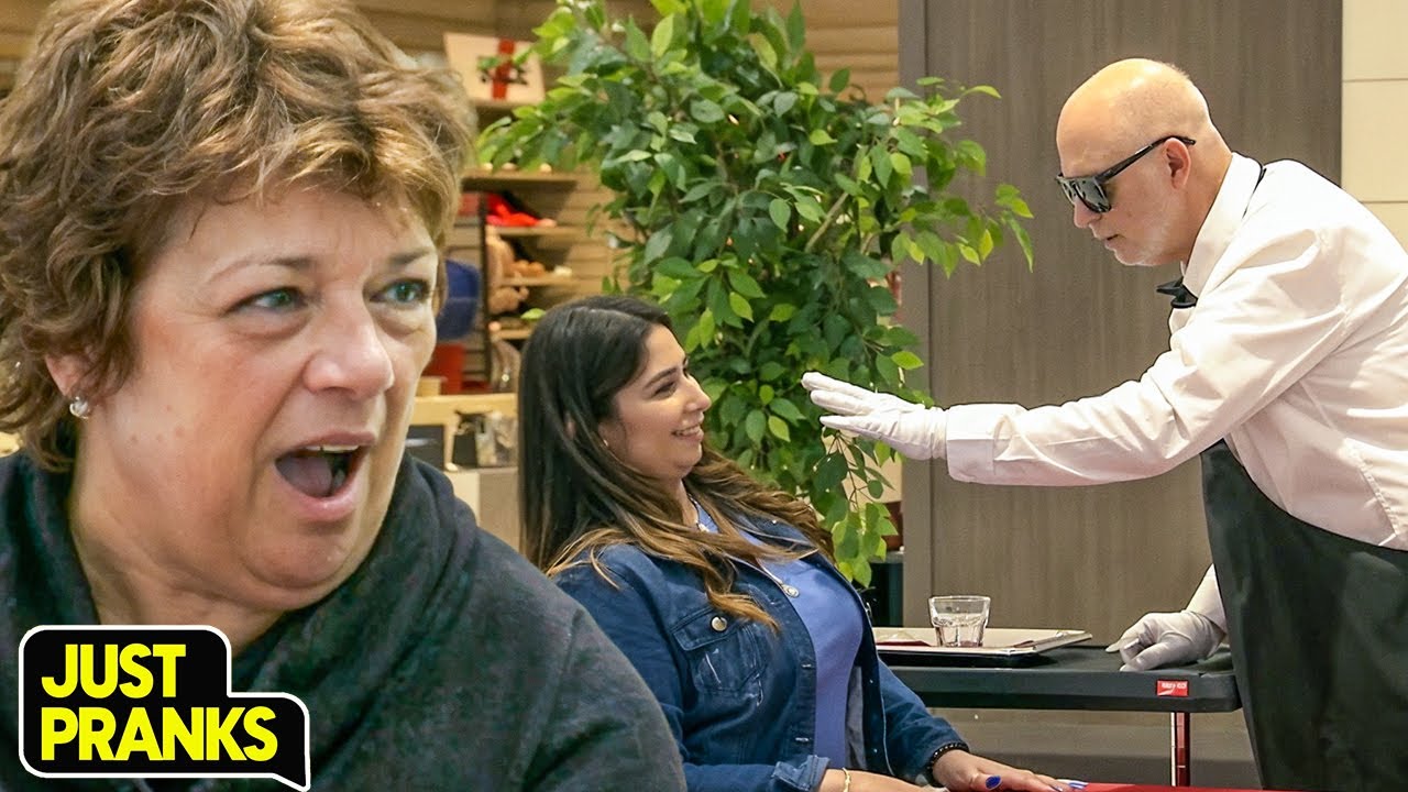 Blind Man Took His Waiter Job Very Seriously 🍽️🤣 | Just Pranks