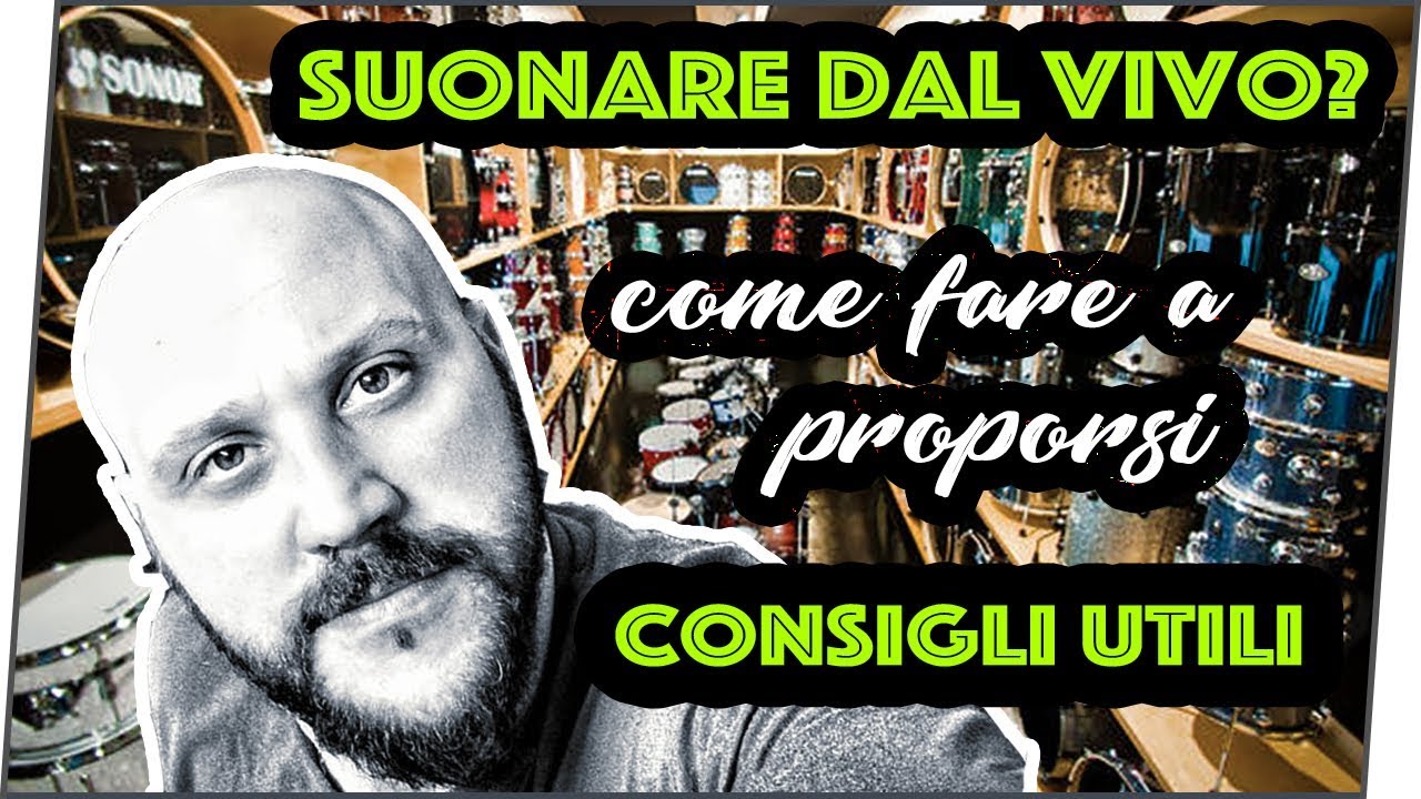 Suonare dal vivo? - CONSIGLI UTILI PER ESSERE INGAGGIATI