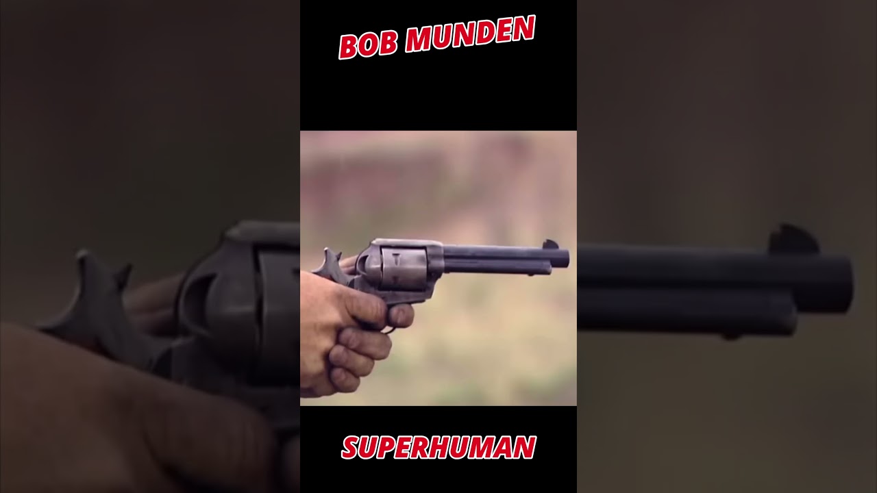 BOB MUNDEN, holds 18 world records in the sport of Fast Draw. #fastdraw #speedshooting