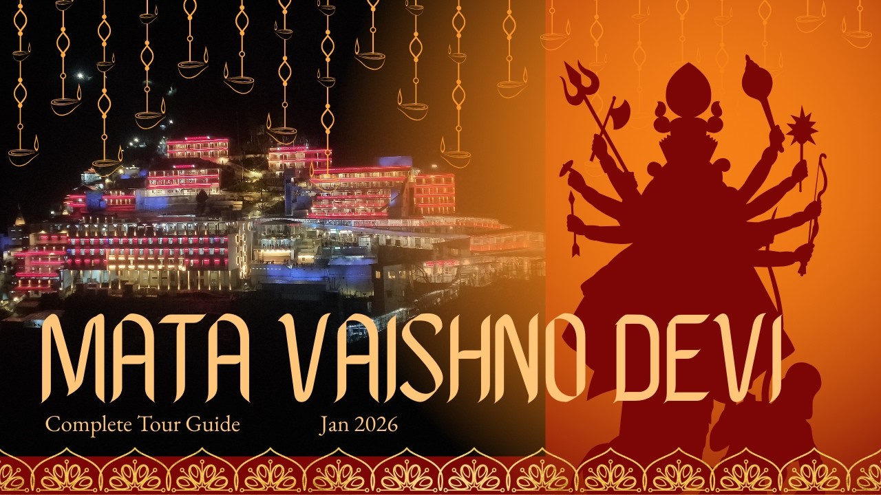 Vaishno Devi Yatra 2026 | Train Journey from Rajkot | Trek, Registration & Darshan Details