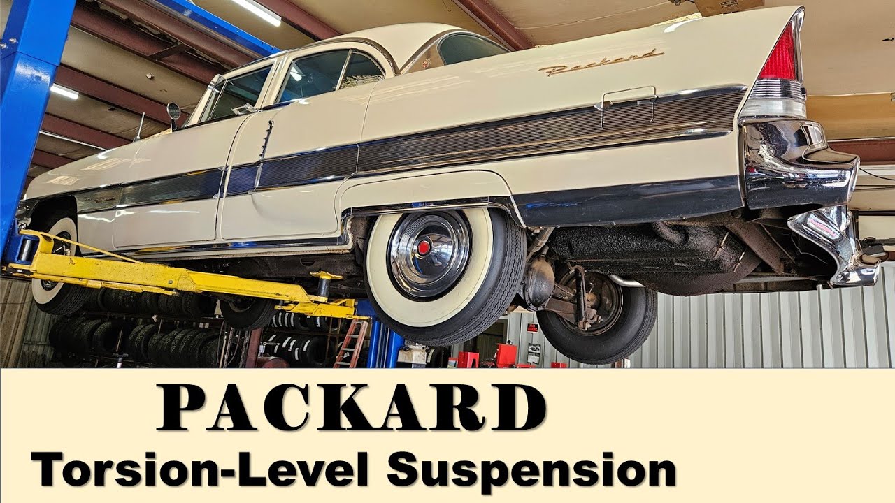 Объяснение и демонстрация торсионной подвески Packard.