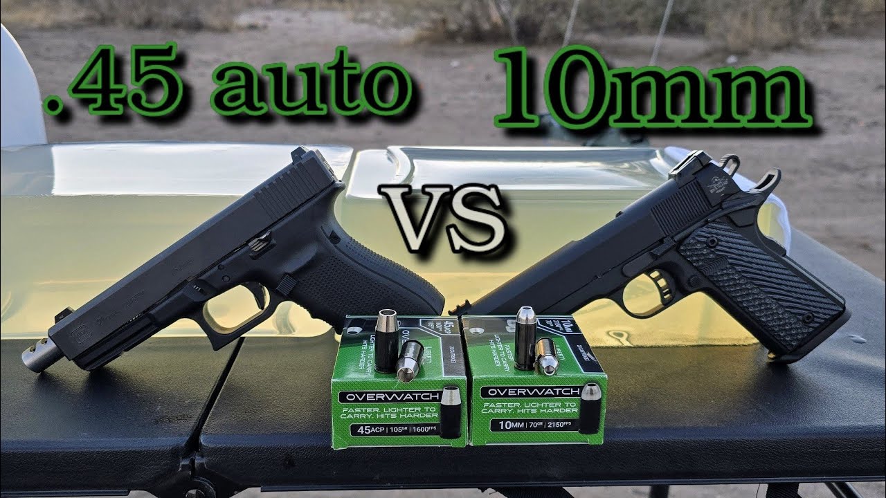 Тест на баллистический гель .45 auto против 10 мм (Liberty Overwatch)