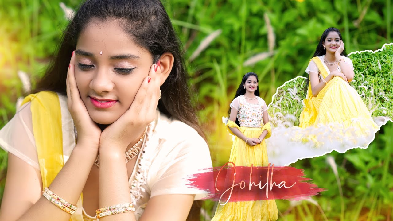 Johitha Cinematic half saree